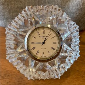 Waterford Lismore Diamond Crystal Clock